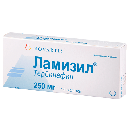 Ламизил табл. 250 мг. №14