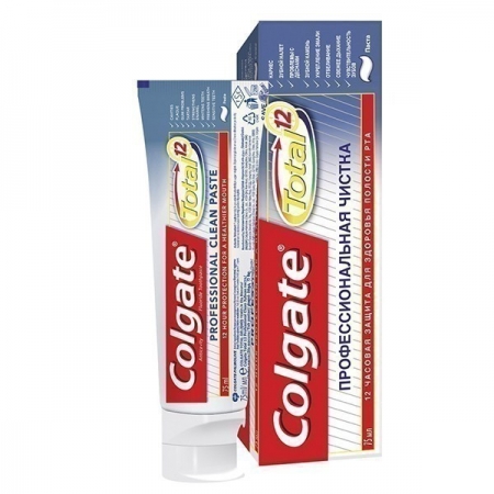 Колгейт Зубная паста-гель total 12 профессиональная чистка 100мл
