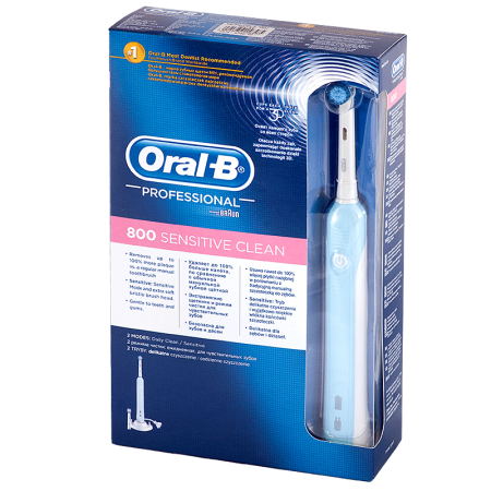 Орал-Би Professional Care Зубная щетка электрическая 800 (D16 ) Сенситив