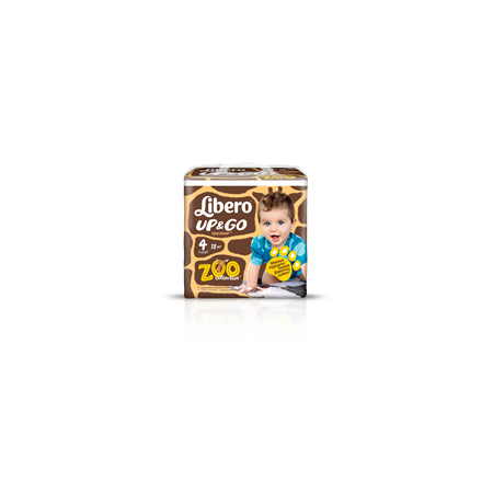 Либеро UP&GO Подгузники-трусики макси (7-11кг ) пакет №18 (арт. 2650)
