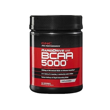 GNC (ДжиЭнСи) BCAA 5000 Комплекс аминокислот №50 порций