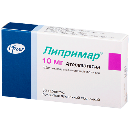 Липримар табл. п.о. 10 мг. №30
