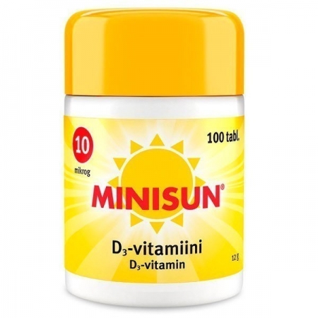 Минисан витамин D3 таб. жевательные 5мкг №100