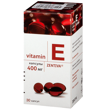 Витамин Е Зентива капс. 400 мг. №30