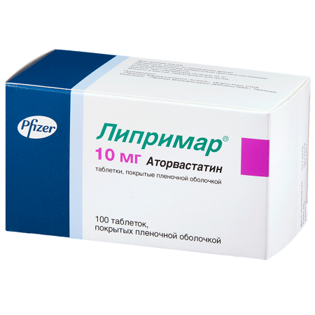 Липримар табл. п.о. 10 мг. №100