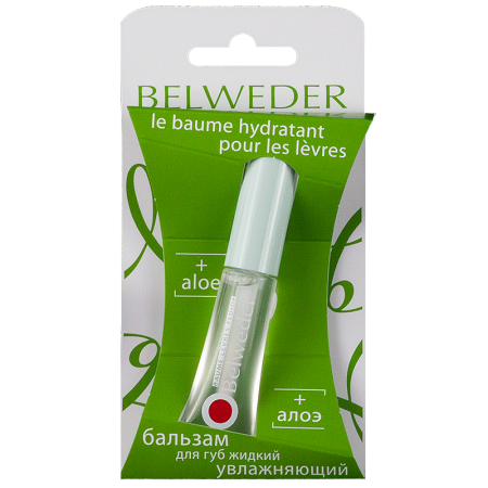 Бельведер Бальзам для губ жидкий увлажняющий с экстрактом алоэ 7мл (арт. A/FNAV)